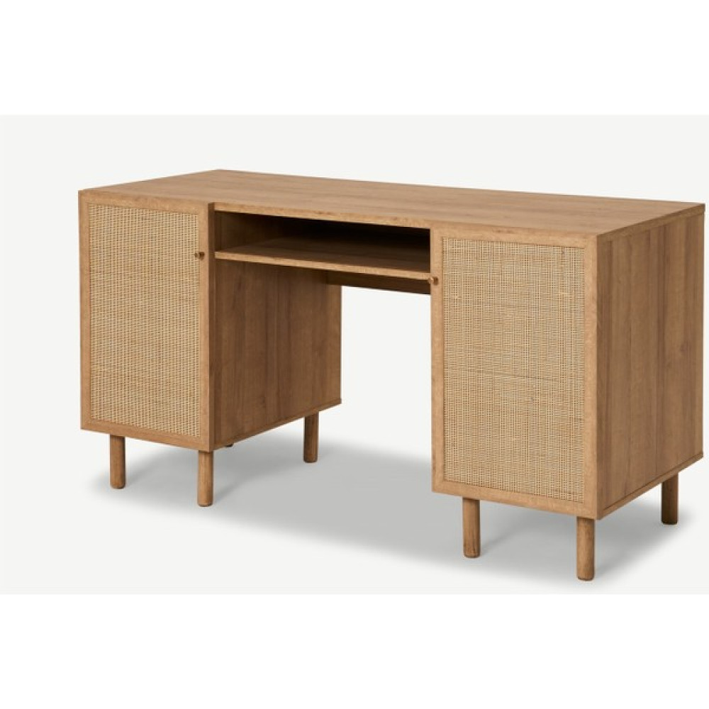 Romano Hazeran Geniş Çalışma Masası Rmn 7058, Meşe Ağacı - 140 x 57 x 67 cm - Antik Meşe - Ozigo Çalışma Masası Fiyatı