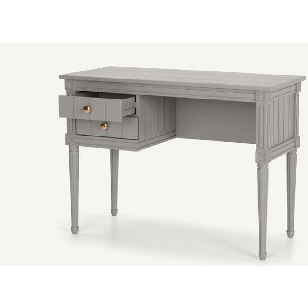 Romano Vintage Ahşap Çalışma Masası Rmn 5304, Gri - 107 x 50 x 78 cm Çalışma Masası Fiyatı