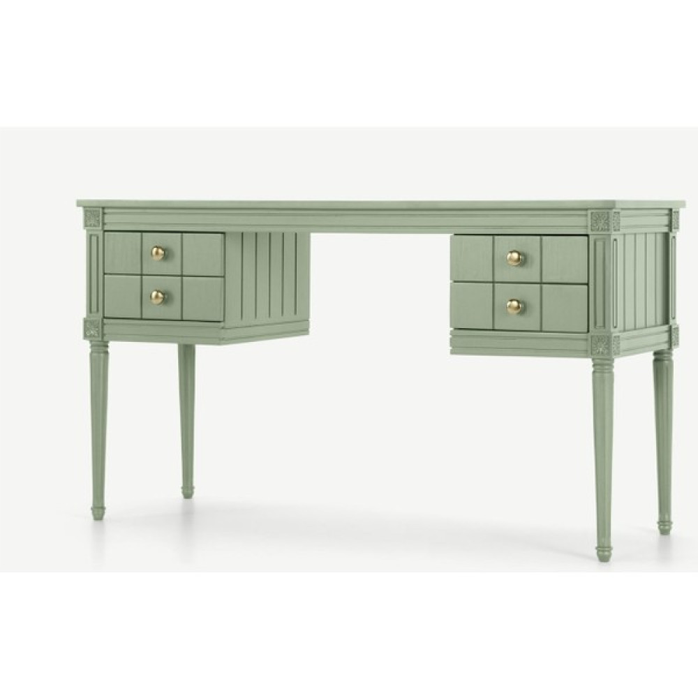 Romano Vintage Çalışma Masası Rmn 5309, Yeşil - 138 x 48 x 79 cm Çalışma Masası Fiyatı