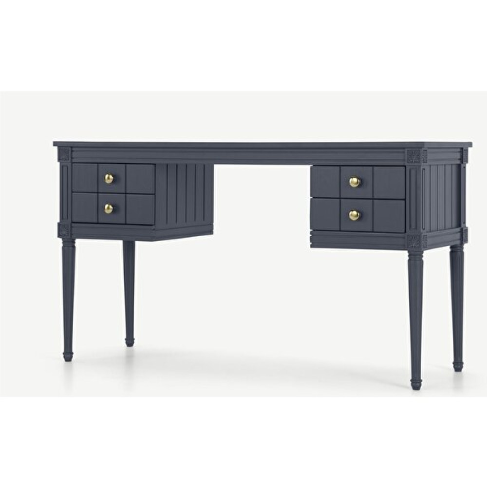 Romano Vintage Çalışma Masası Rmn 5310, Mavi - 138 x 48 x 79 cm Çalışma Masası Fiyatı