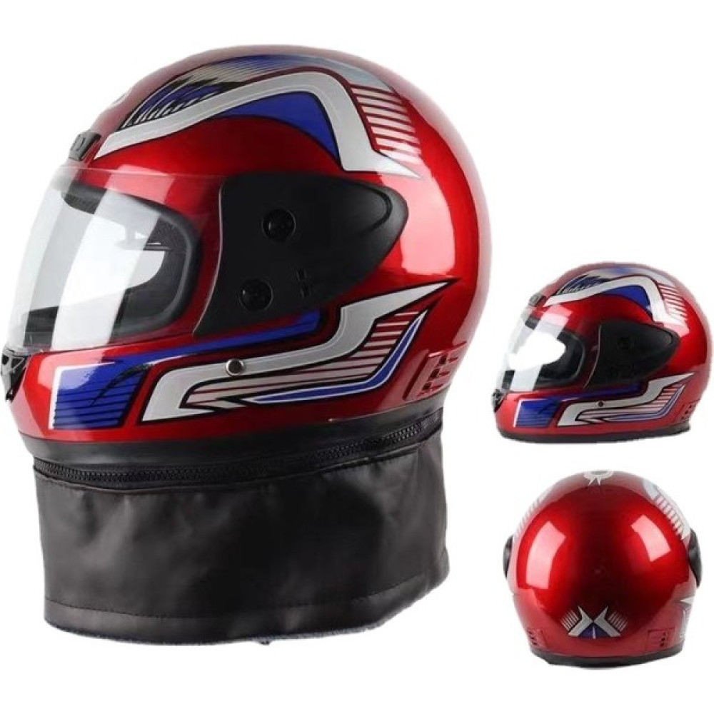 Romantik Balon Mat Mavi Kask Mat Full Face Motosiklet Kaskı Mat Siyah (Yurt Dışından) - L - Kırmızı Motorsiklet Kaskları Fiyatı