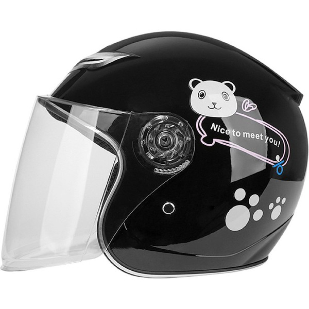 Romantik Balon Siyah Kask Motosiklet Çocuk Kaskı (Yurt Dışından) Motorsiklet Kaskları Fiyatı