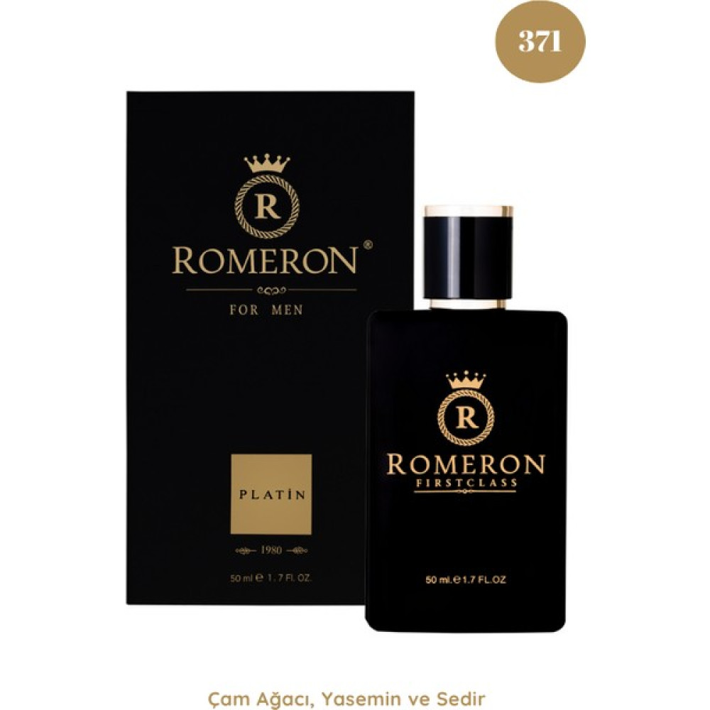 Romeron 371 Platin Erkek Parfüm Edp 50ML Erkek Parfümleri Fiyatı