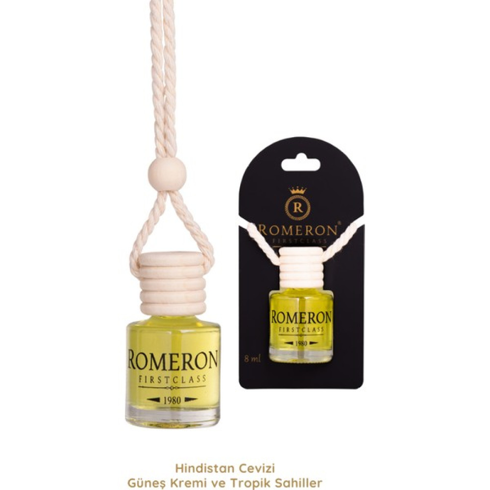 Romeron Coconat Oto Parfüm | Araba Kokusu | 8ml Oto Kokuları Fiyatı