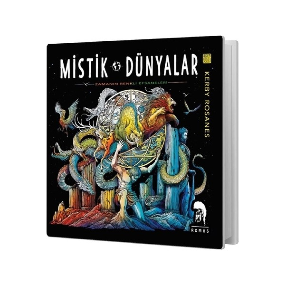 Romos Yayınları Mistik Dünyalar Yetişkinler İçin Boyama Kitabı Ders Sınav Kitapları Fiyatı