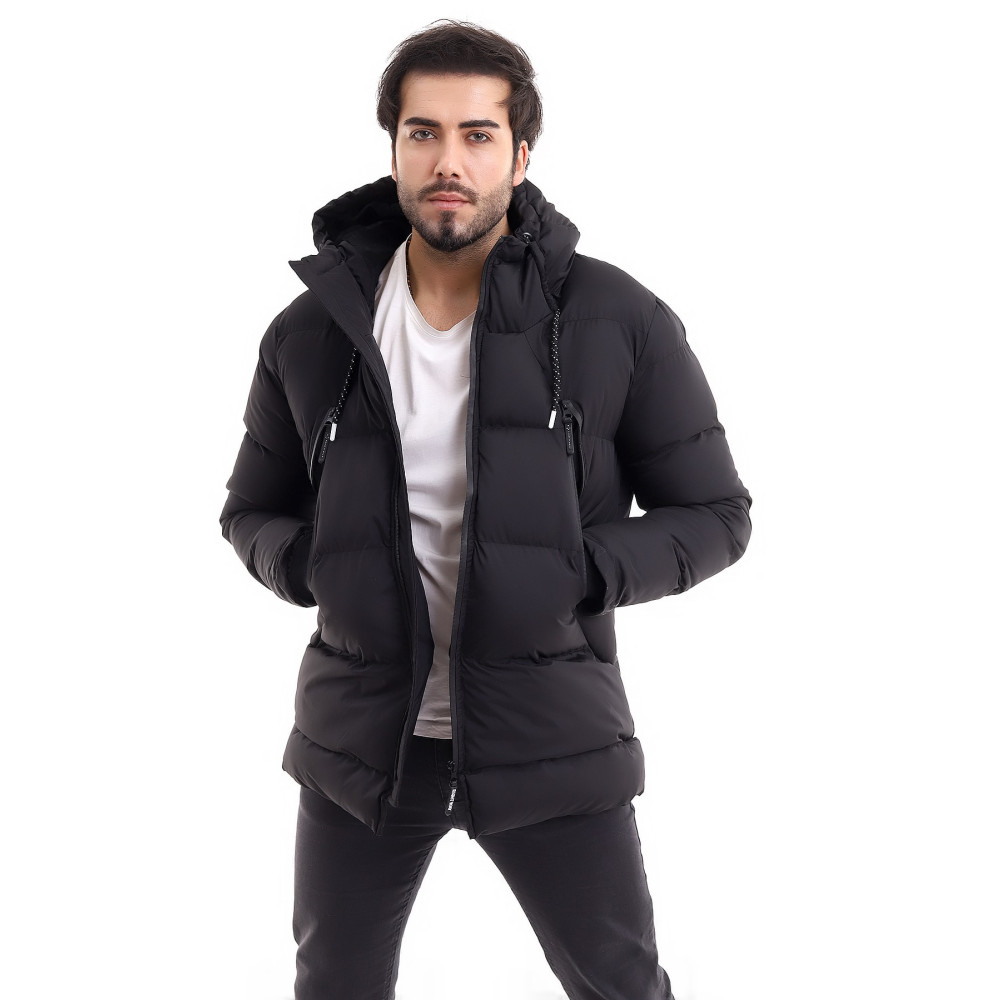Rompasso Su Ve Rüzgar Geçirmez Içi Kürklü Erkek Siyah Uzun Şişme Mont & Kaban & Parka XL Beden Bayan Mont Fiyatı