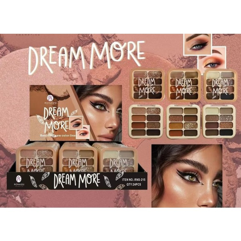 Ronassi Dream More 6 Renk Far Paleti 1 Adet - KARIŞIK RENKLER Oto Boyaları Fiyatı