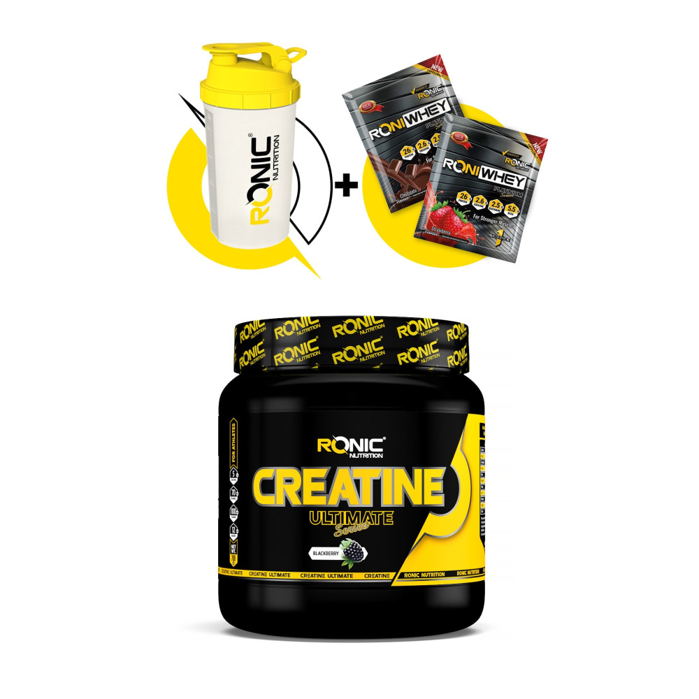 Ronic Nutrition Creatine Ultimate 700 G (BÖĞÜRTLEN AROMALI) Shaker Ve 2 Adet Tek Kullanımlık Whey Hediye Sporcu Besinleri Fiyatı
