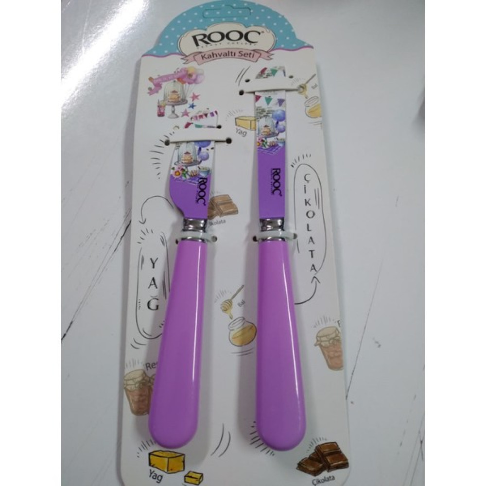 Rooc Çikolata Yağ Bıçağı Mor Bıçaklar ve Bıçak Setleri Fiyatı