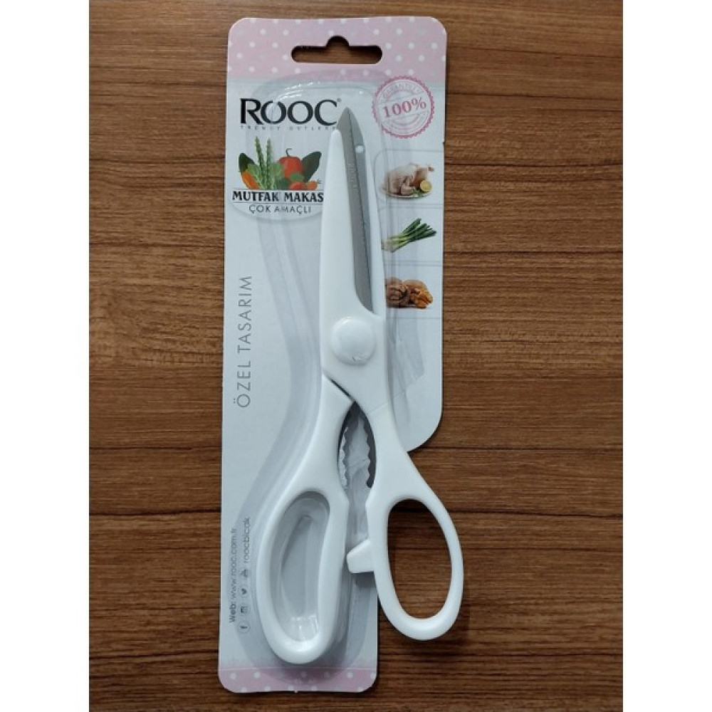 Rooc Tavuk Makas Renkli 22CM 9110C - Beyaz Mutfak Gereçleri Fiyatı