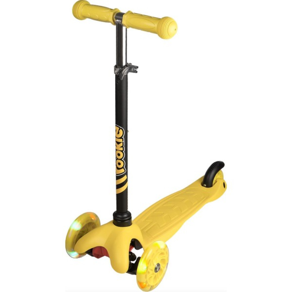 Rookie 3 Tekerlekli LED Işıklı Scooter - Sarı Açık Hava, Deniz ve Spor Oyuncakları Fiyatı