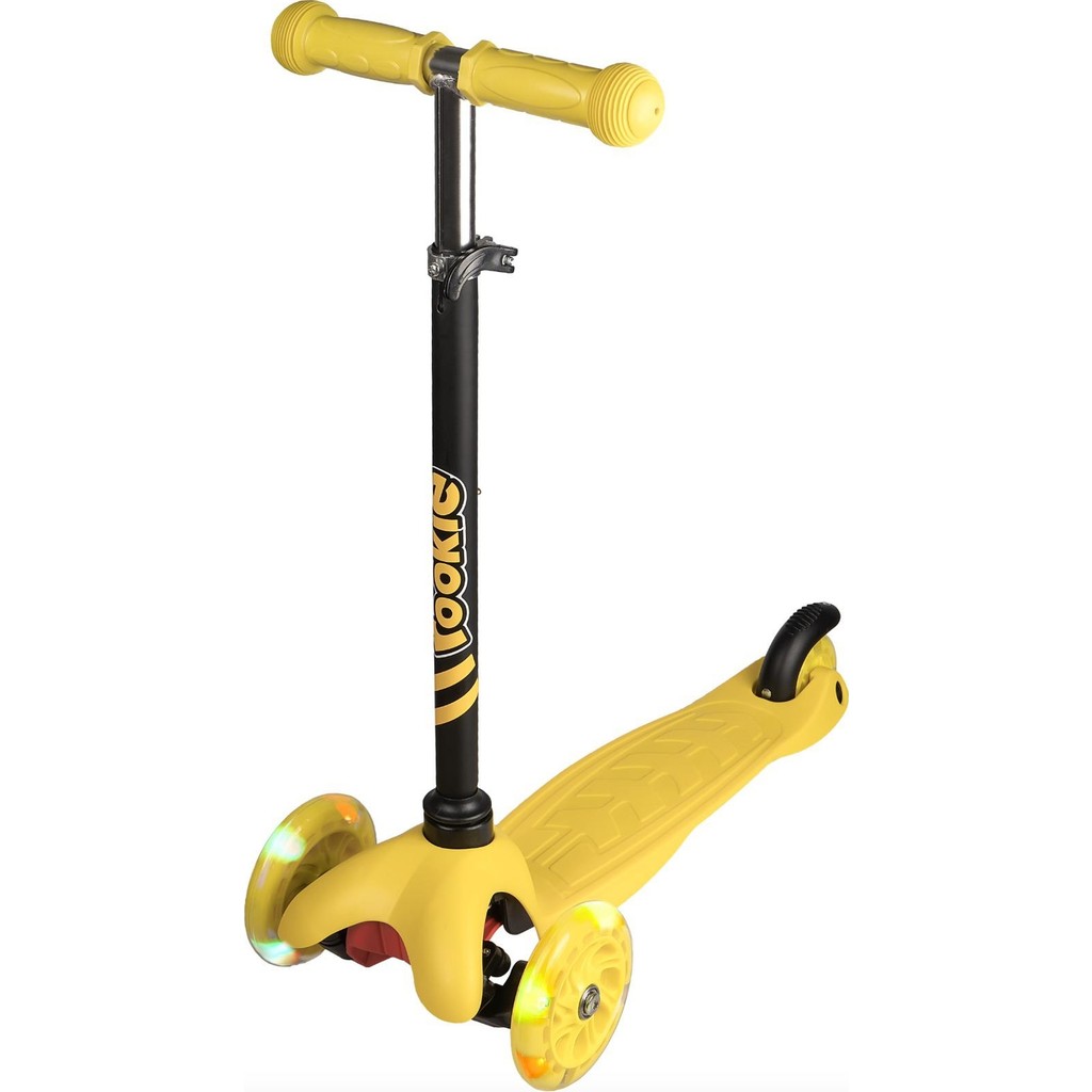 Rookie 3 Tekerlekli LED Işıklı Scooter - Sarı Scooter Fiyatı