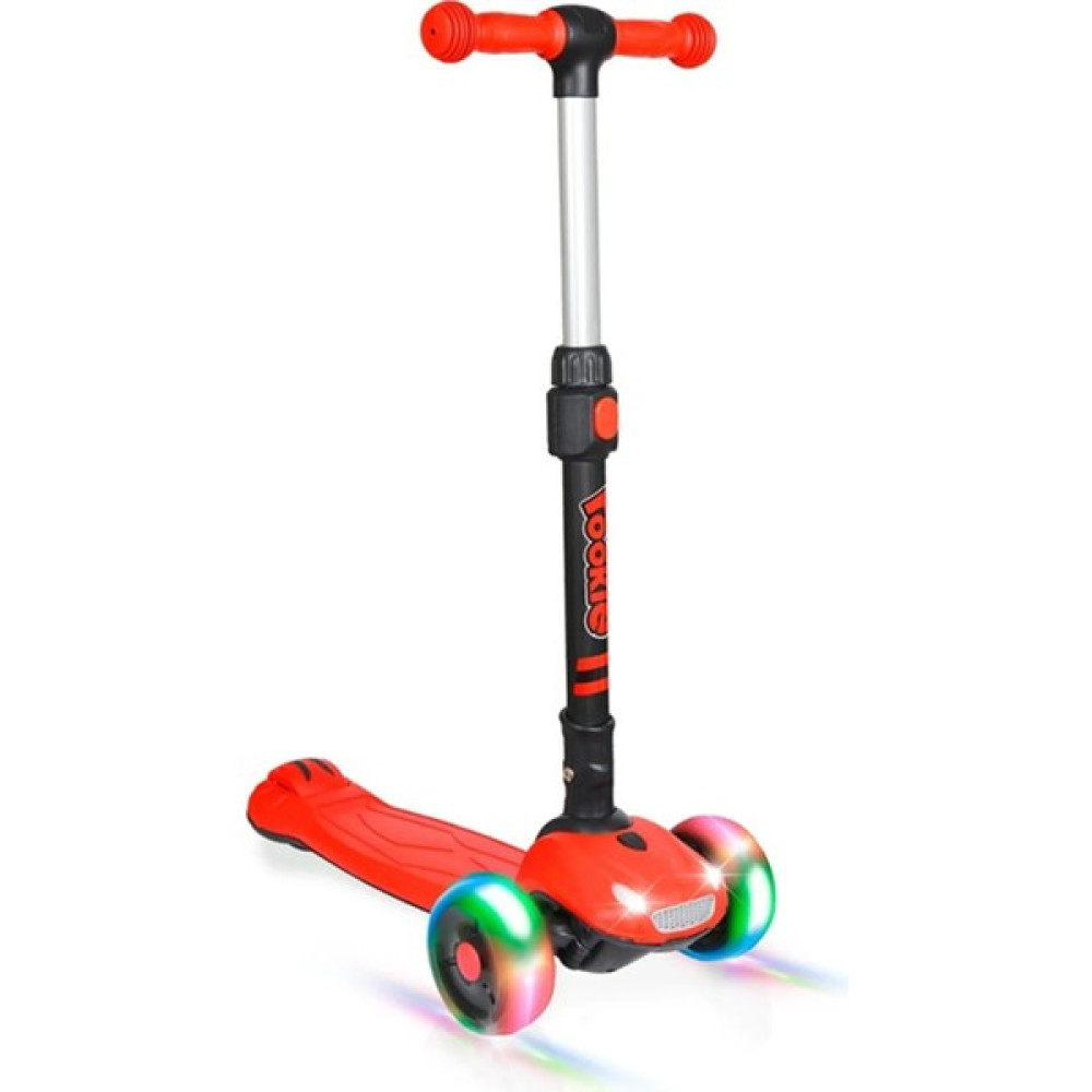 Rookie Işıklı Katlanabilir Taxi Pro LED Scooter - Kırmızı Açık Hava, Deniz ve Spor Oyuncakları Fiyatı