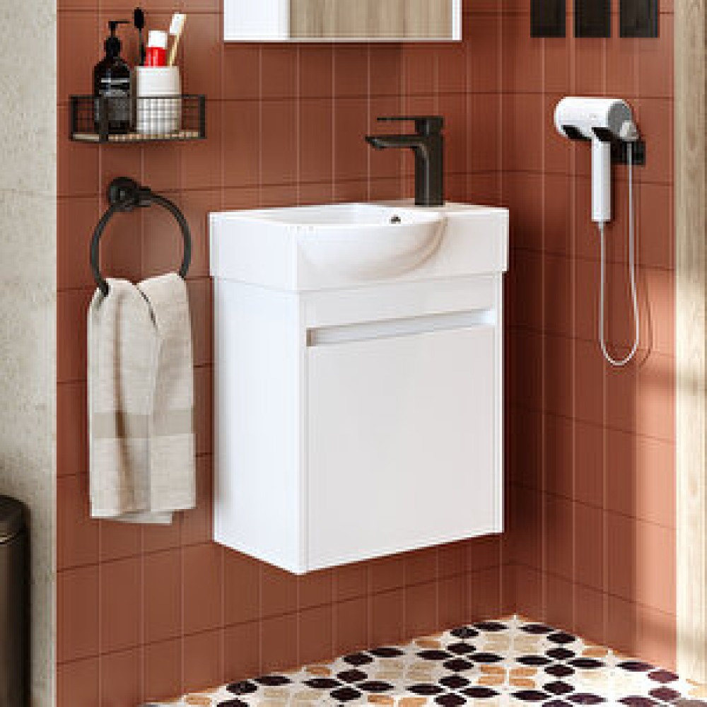 Roomart Leo Ayaksız Tek Kapaklı Sağ Lavabolu 46 Cm Banyo Alt Dolabı Banyo Dolabı / Mobilyası Fiyatı