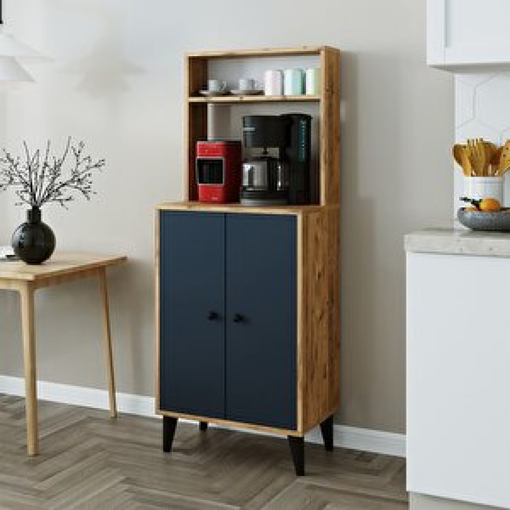 Roomart Mara 2 Kapakli Çok Amaçli Dolap , Ki̇ler Dolabı , Ki̇taplık Atlantik Çam Antrasit Mutfak Dolabı / Mobilyası Fiyatı