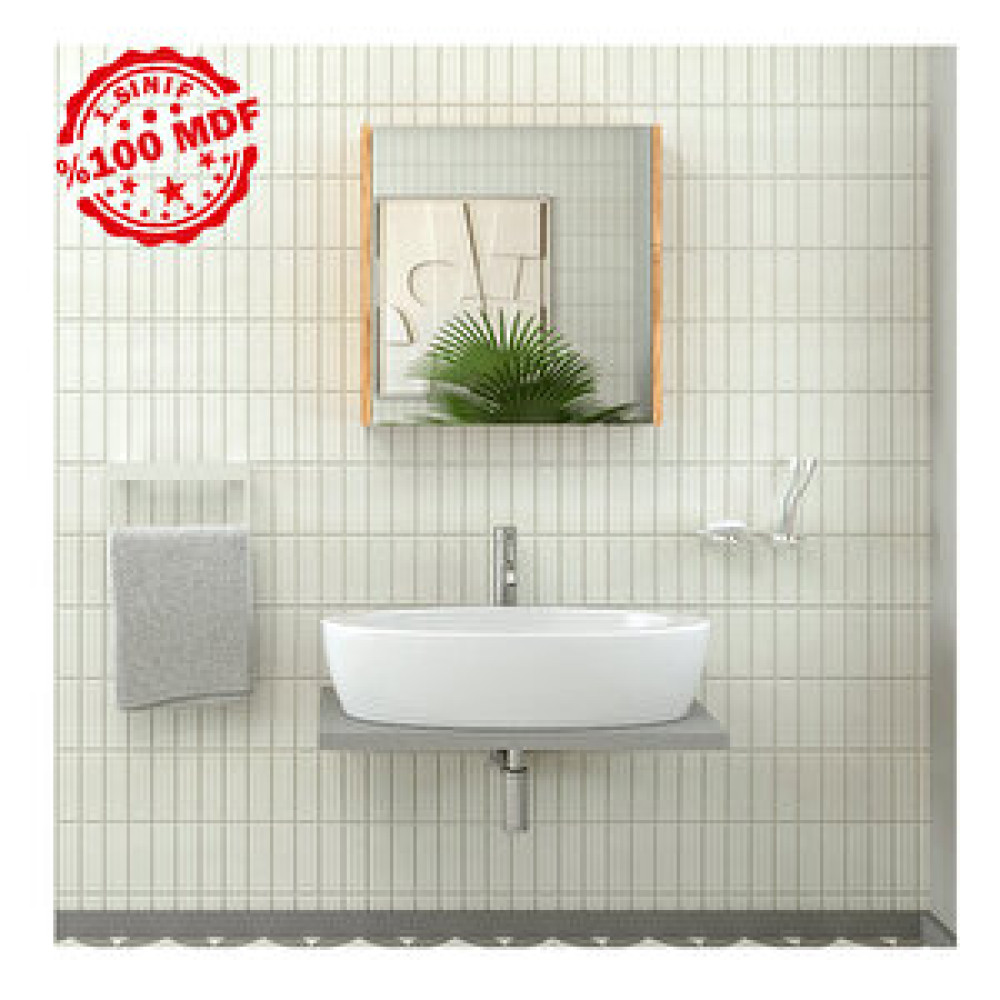 Roomart Tek Kapaklı 60 Cm Aynalı Banyo Üst Dolabı Banyo Dolabı / Mobilyası Fiyatı