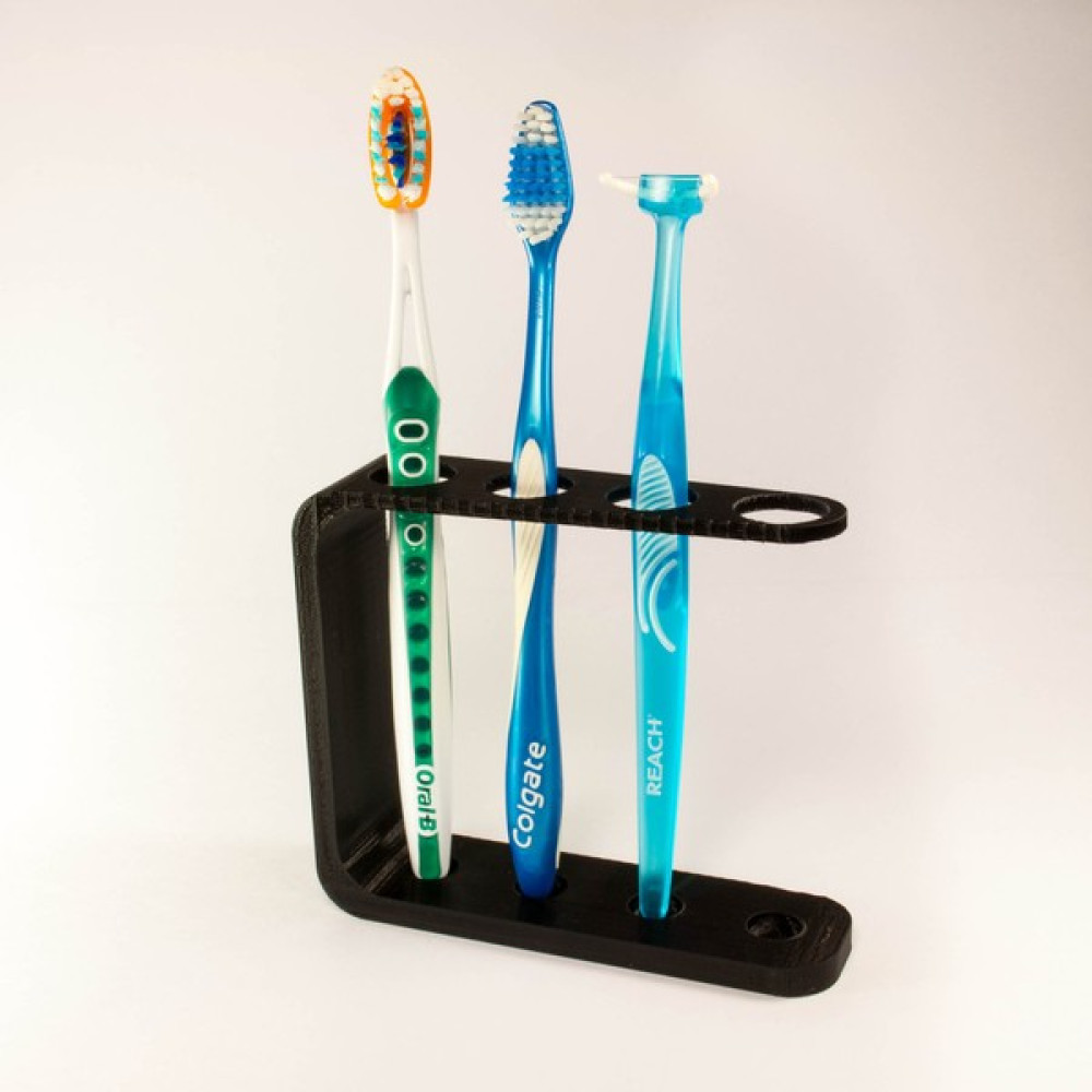Root Made Diş Fırçası Standı 4'lü Diş Fırça Düzenleyici Banyo Organizer - Siyah Diş Fırçalık Fiyatı