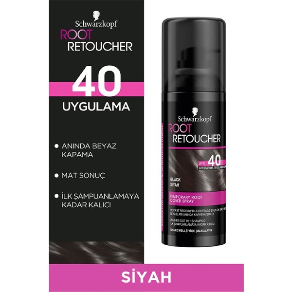 Root Retoucher Saç Boyası Siyah 120 Ml - 1 Saç Boyası Fiyatı