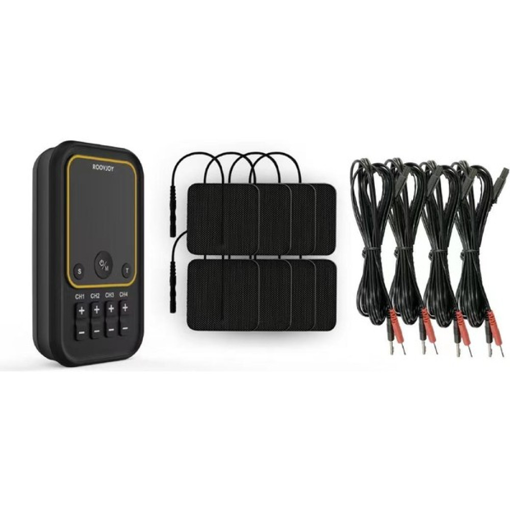 Roovjoy x Pool Roovjoy R-C101C 4 Kanallı Dijital Bataryalı Tens+Ems Burst Cihazı 50 Programlı Diğer Fiyatı