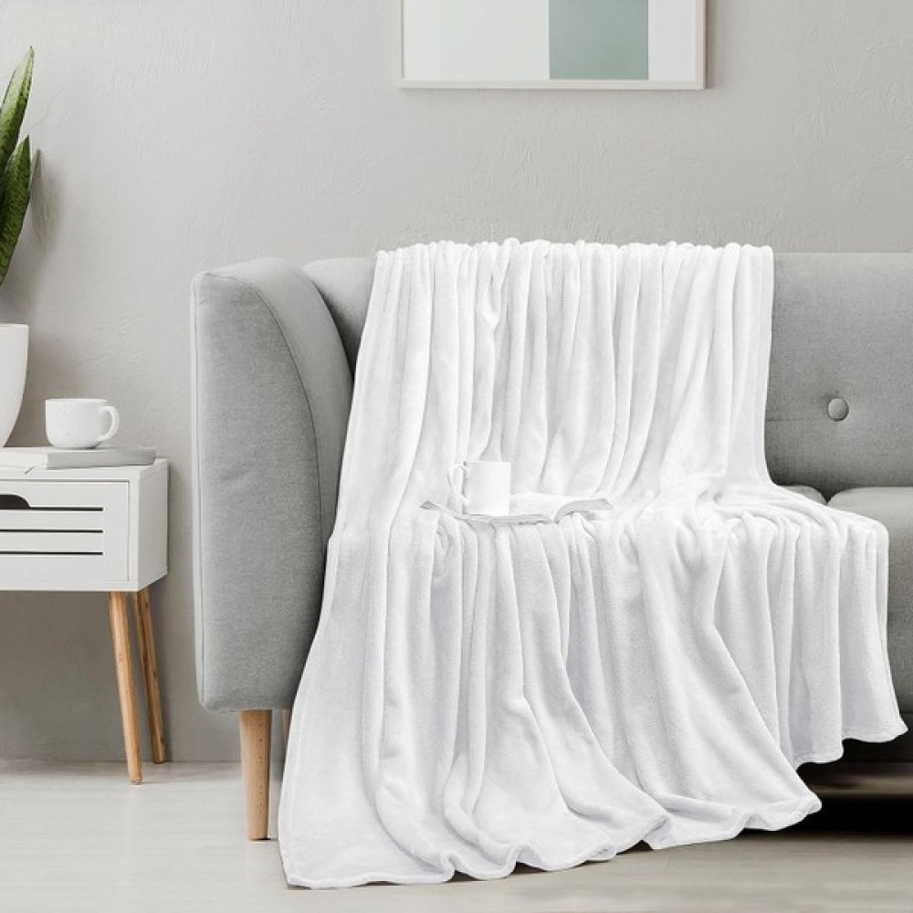 Ropilla Home Wellsoft Battaniye Tek Kişilik Yatak Örtüsü 180X230 cm - 180 x 230 cm - Beyaz Battaniye Fiyatı