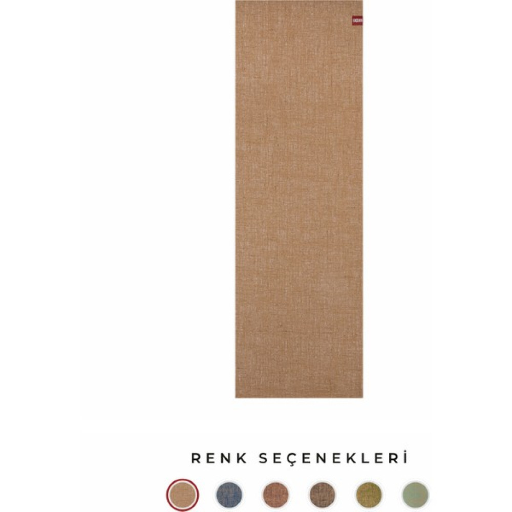 Roru Concept Doğal Jüt Yoga Egzersiz Matı 173 x 61 cm 5 mm Kuru, Az - Orta Terleyen Eller İçin, Bej Pilates Minderi Fiyatı
