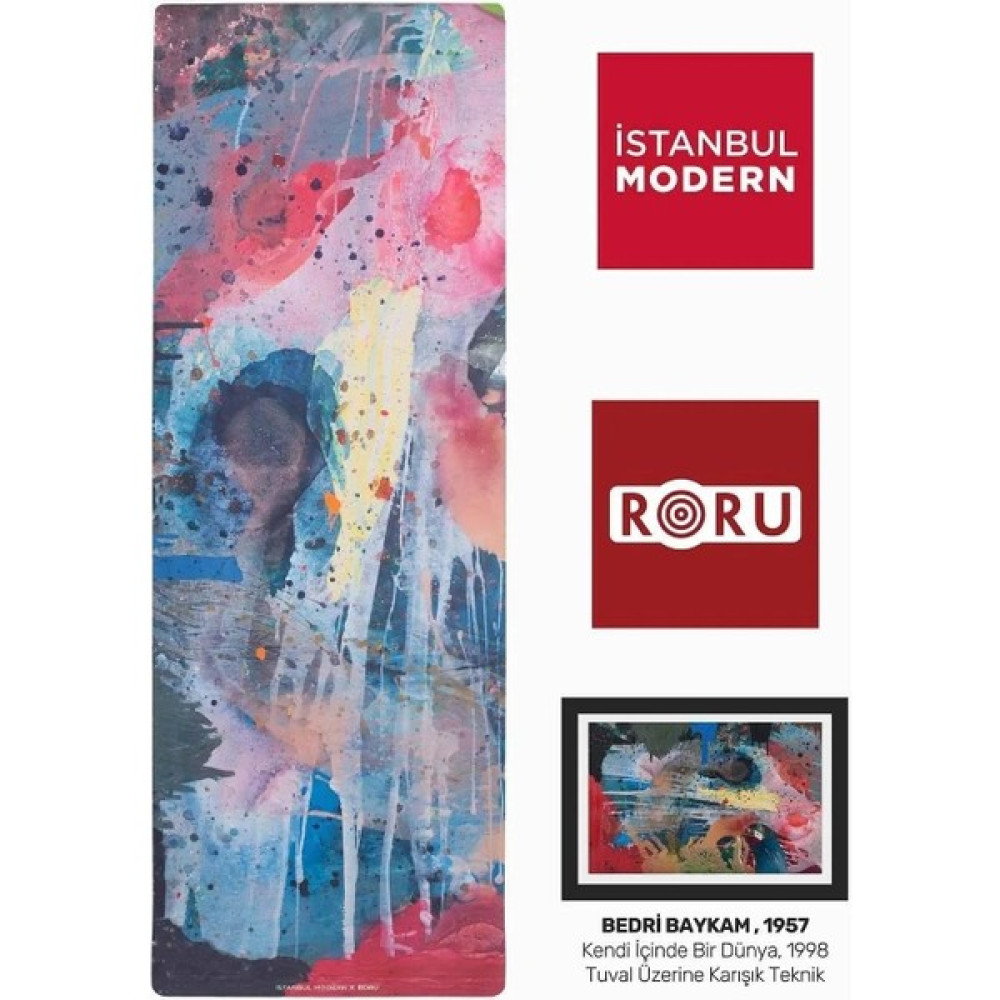 Roru Istanbul Modern Koleksiyonu Professional Yoga Matı-3mm-Bedri Baykam Kondisyon Aletleri Fiyatı