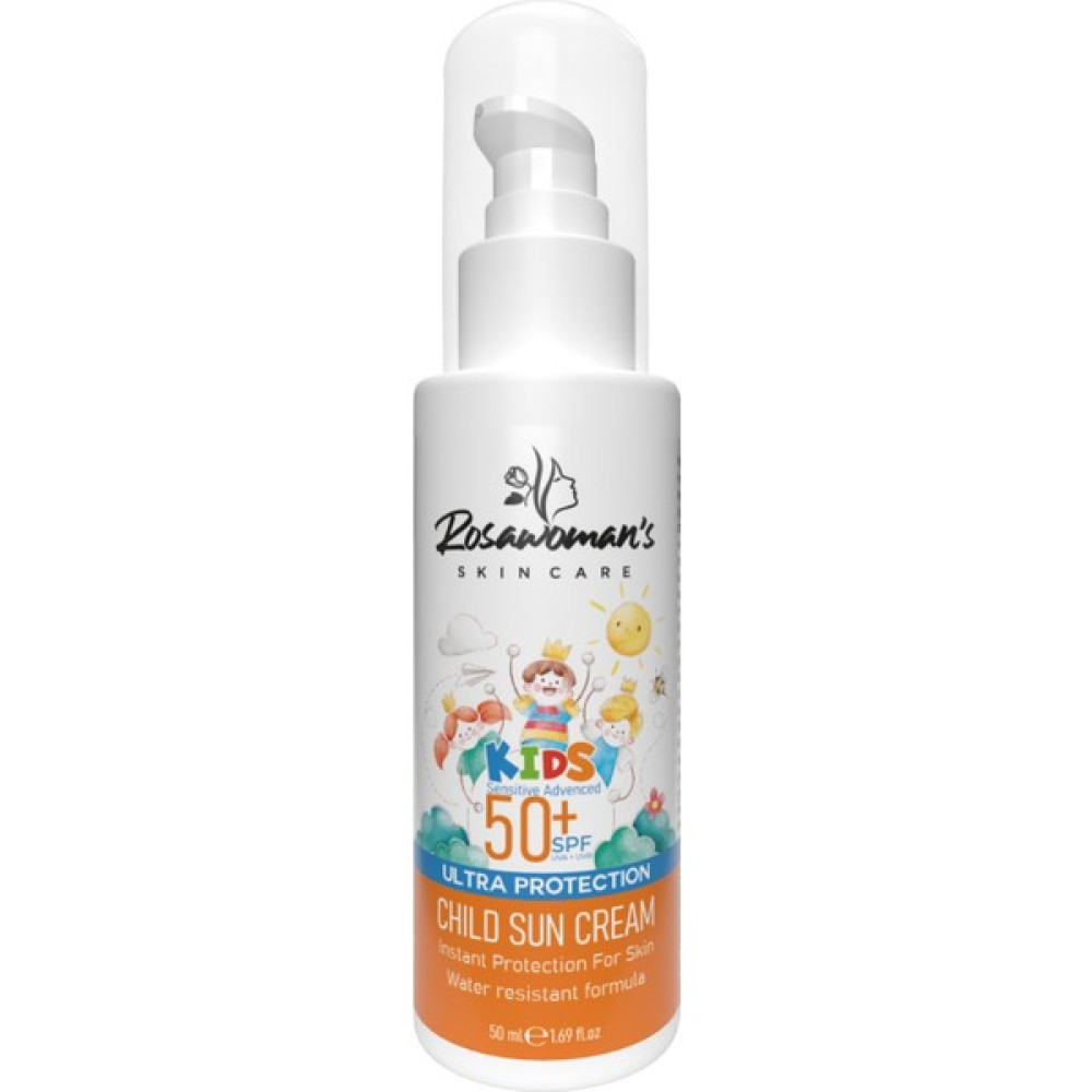 Rosawoman's Çocuk Güneş Kremi +50SPF 50 ml Güneş Kremleri ve Losyonları Fiyatı