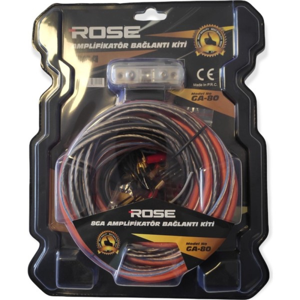 Rose Ga-80 Oto Anfi Kablo Seti Oto Elektroniği Fiyatı