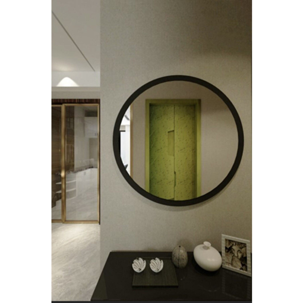 Rose Tasarım Dekoratif Yuvarlak Antre Hol Koridor Duvar Salon Mutfak Banyo Wc Ofis Aynası 33 cm Banyo Aynası Fiyatı