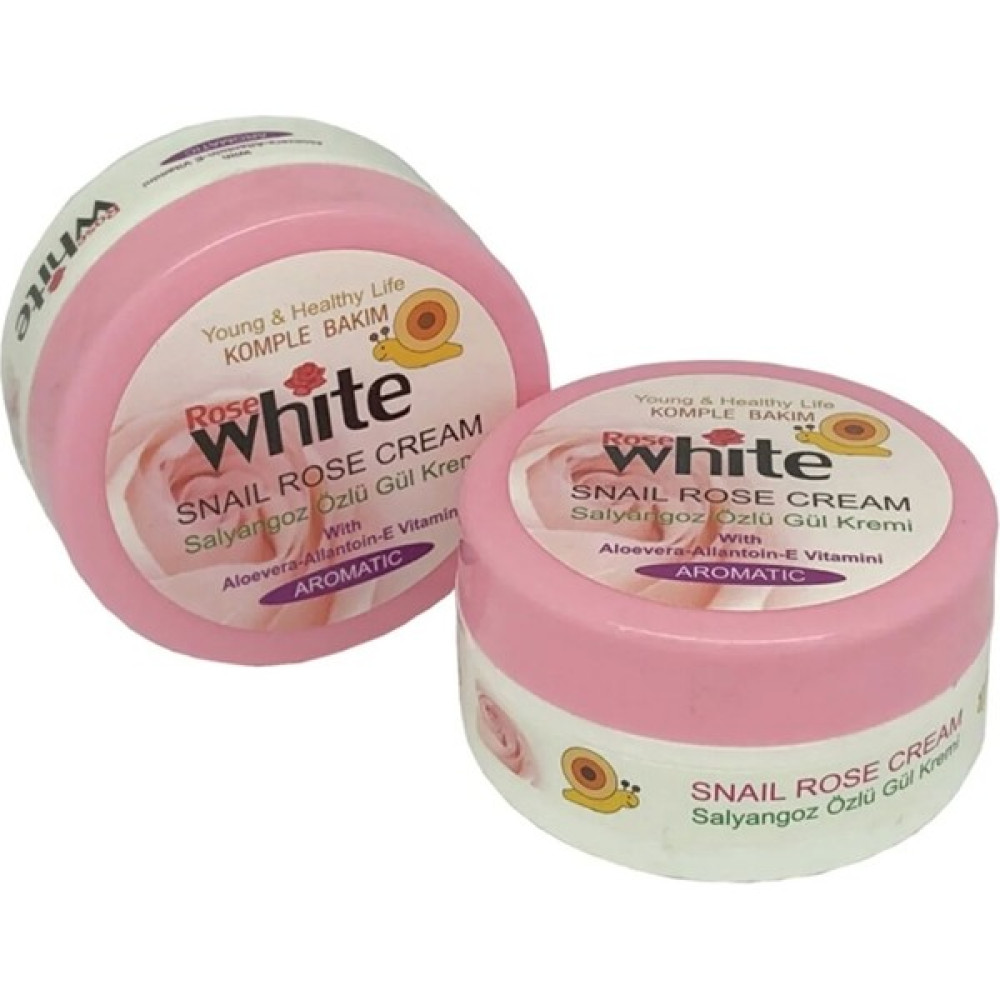 Rose White Salyangoz Özlü Gül Kremi 50 ml Nemlendiriciler Fiyatı