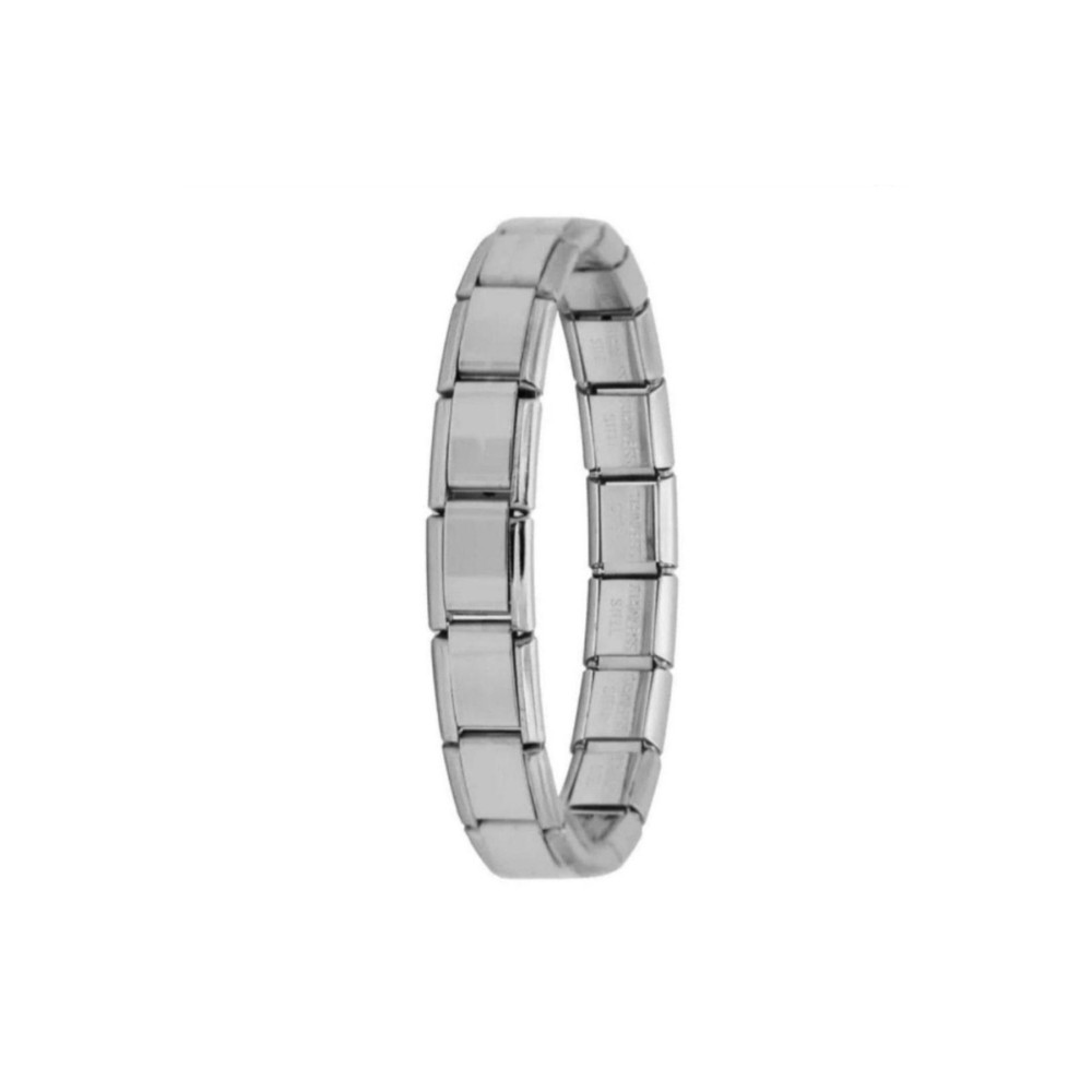 RoseCo00 Çelik Yazısız Italyan Charm Bileklik 16 cm Beden Çelik Bilezik Fiyatı