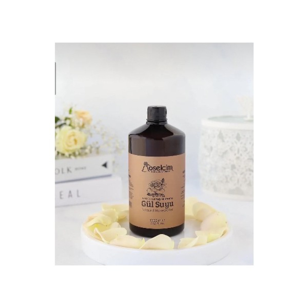Roselcim Yağı Alınmamış Gül Suyu 1000 ml (Gül Mayası) Cilt Temizleme ve Peeling Fiyatı