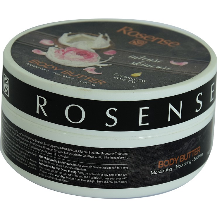 Rosense Vücut Kremi Body Butter Hindistan Cevizi Yağı ve Gül Yağlı Nemlendirici Bakım 150 ml Giyim & İç Giyim Fiyatı