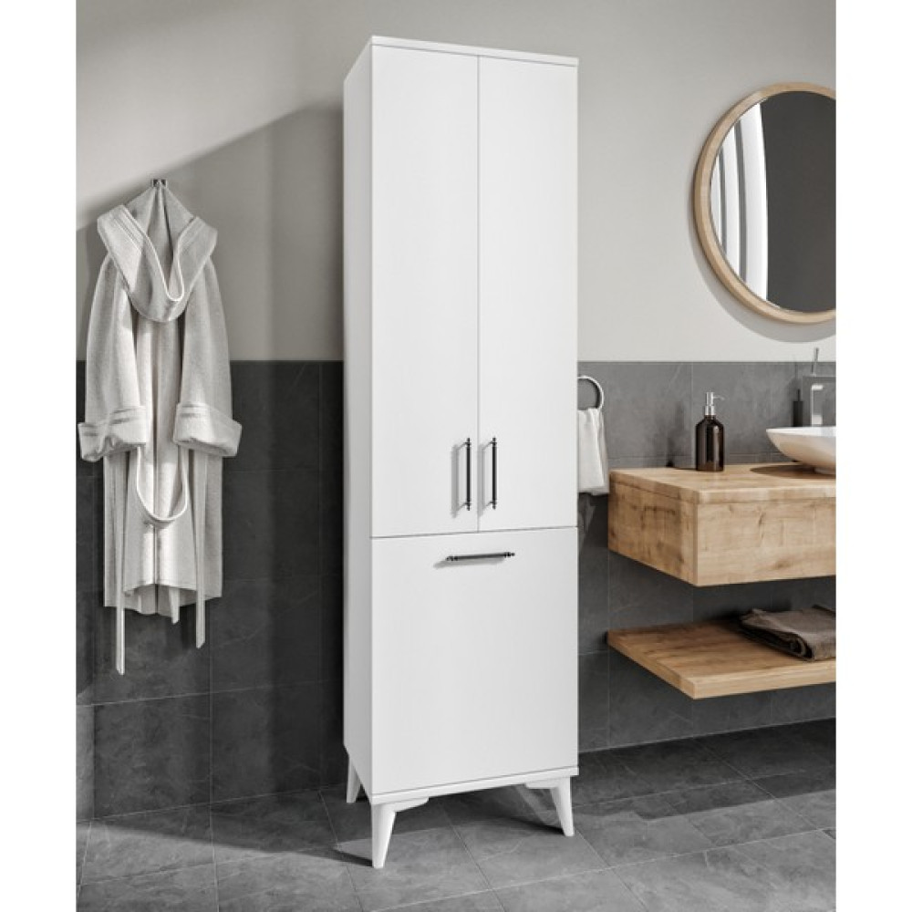 Rosepal Mobilya Sezar Kirli Sepetli Banyo Dolabı Banyo Dolabı / Mobilyası Fiyatı