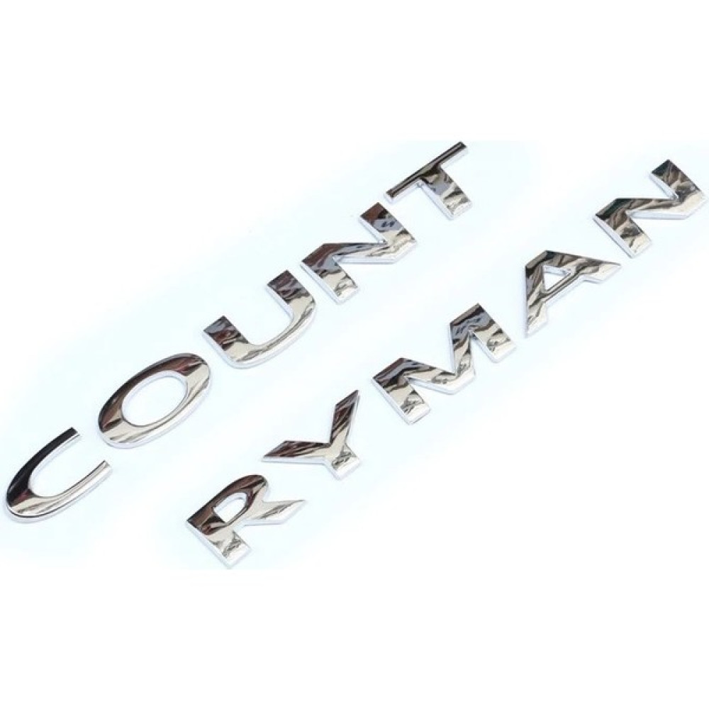 RoseTR Mini Cooper Countryman R60 F60 Metal Krom Bagaj Yazısı Countryman Harfler Oto Dış Aksesuar & Yedek Parça Fiyatı
