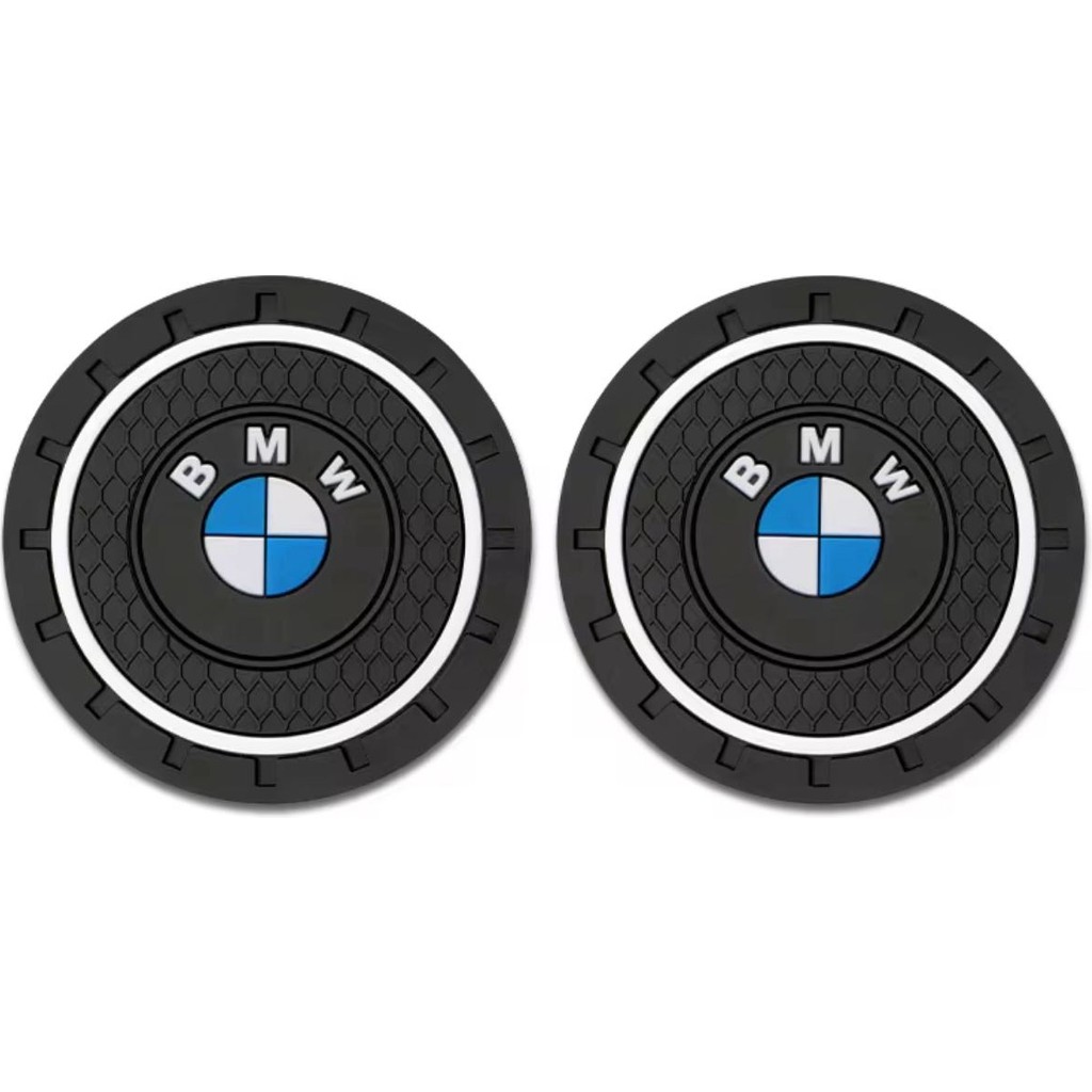 Rosetr Siyah Silikon Bardak Altlığı Bmw Ile Uyumlu Bardaklık 72MM Ikili Set Fincan / Bardak / Kahve Takımı Fiyatı