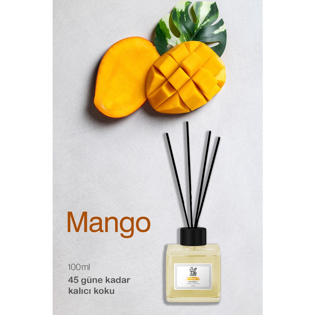 Rosıe Mango Reed Diffuser Çubuklu Oda Kokusu 100 ml - FRESH Evcil Hayvan Ürünleri Fiyatı