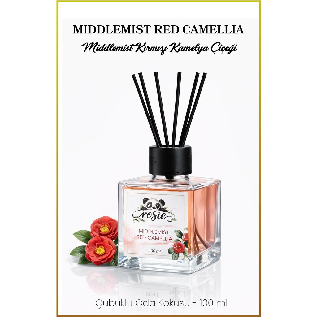 Rosie Middlemist Red Camellia Çubuklu Oda Kokusu 100 ml - yok - Şeffaf Diğer Fiyatı