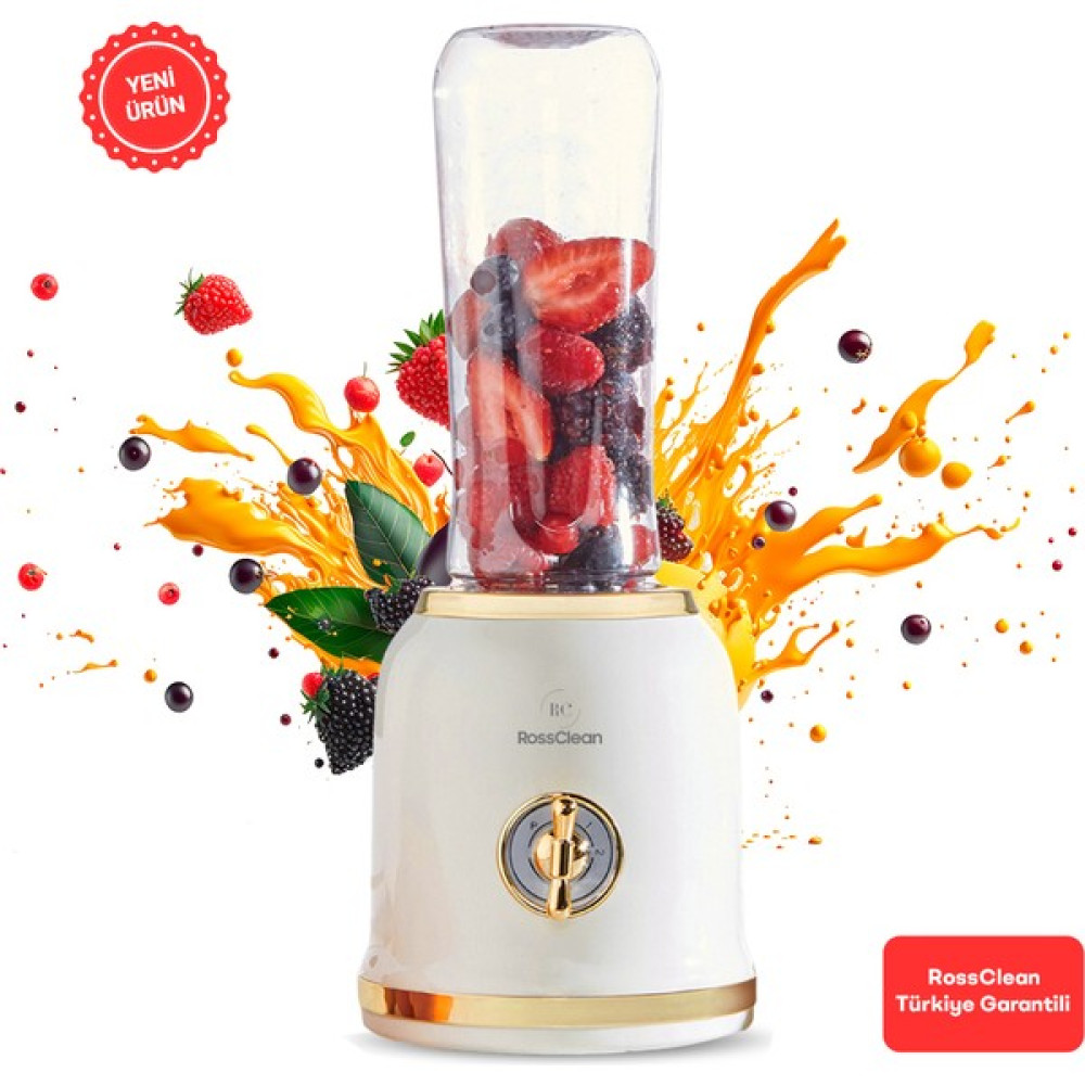 RossClean Fit Life 2in1 Smoothie Blender ve Kahve Öğütücü Gold Blenderler Fiyatı