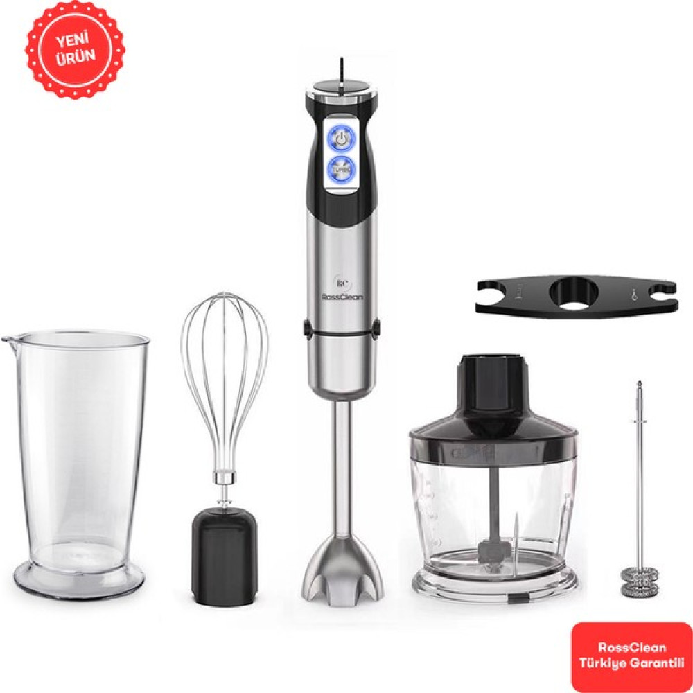 RossClean Multi Pro 6in1 1000W Blender Seti - Siyah Blenderler Fiyatı