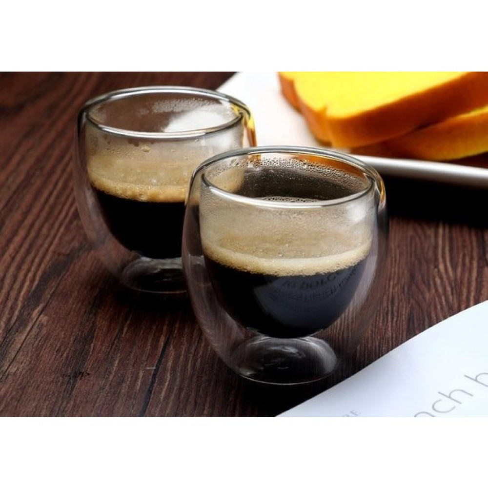 Rossel Premium Çift Cidarlı Espresso Bardağı 100 ml 2 Adet Fincan / Bardak / Kahve Takımı Fiyatı