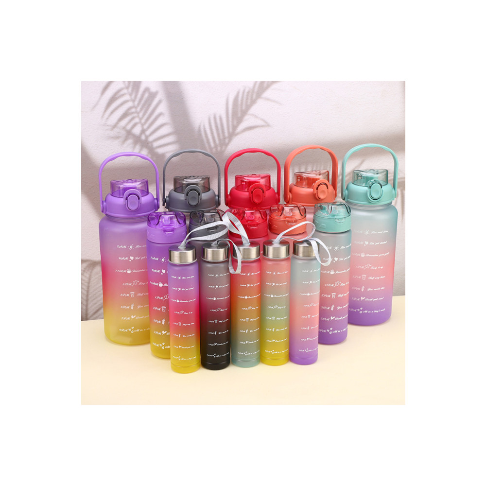 Rossel Premium Motivasyonel Kendinden Contalı Sızdırmaz 3lü Set Su Matarası Su Şişesi Suluk 2lt 900ml 300ml Matara Fiyatı