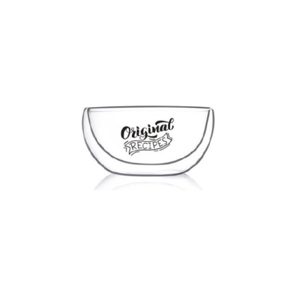 Rossel Premium Perotti Double Bowl 550 Ml. Cam Kase 13799 - 1 Adet Kase Fiyatı