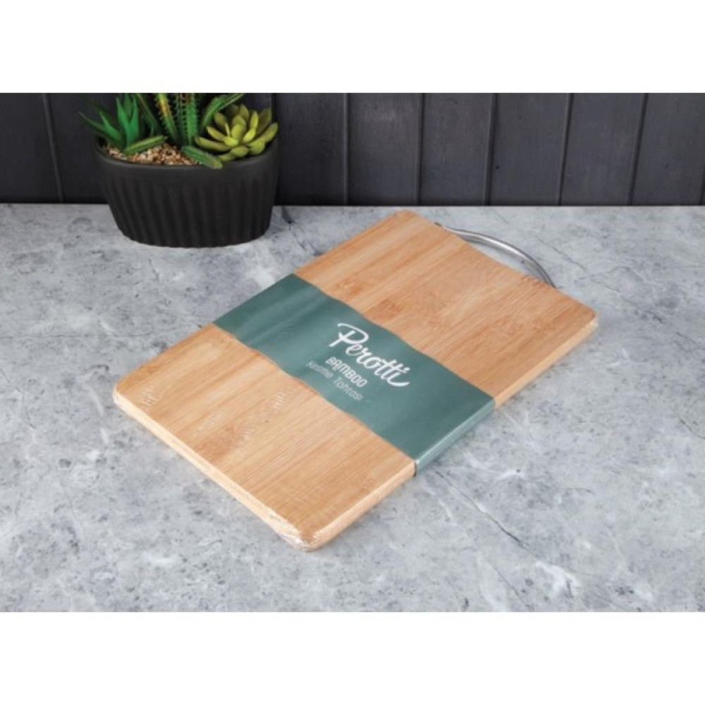 Rossel Premium Perotti Gerçek Bambu Kesme Tahtası 22*32 Cm. 12933 - 1 Adet Kesme Tahtaları / Kesim Tablaları Fiyatı