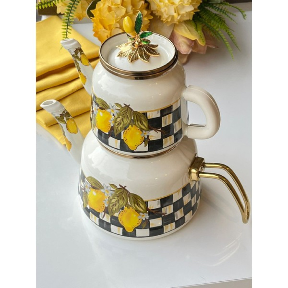 Rossev Amarillo Emaye Çaydanlık Çay / Çaydanlık Setleri Fiyatı