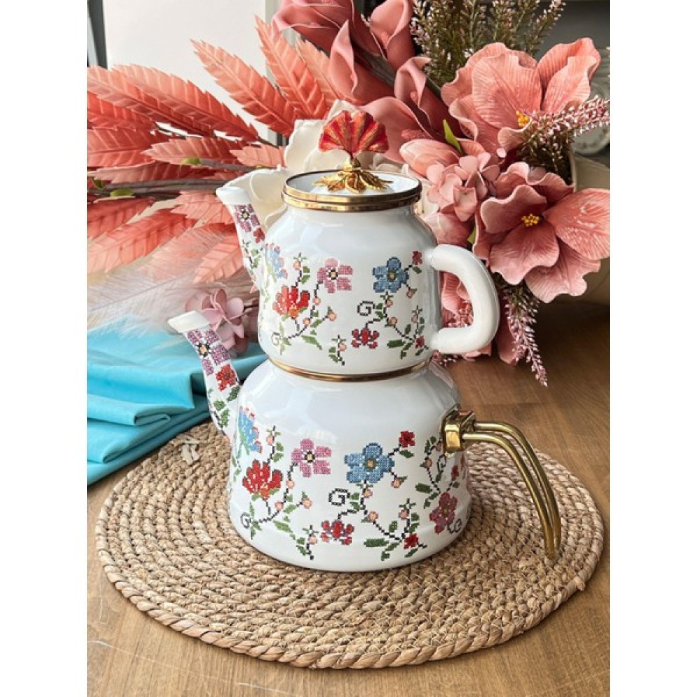 Rossev Vintage Emaye Çaydanlık Çay / Çaydanlık Setleri Fiyatı