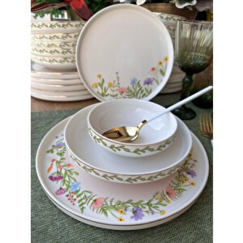 Rossev Yemek Takımı Modern Spring 24 Parça 6 Kişilik Yemek Takımı Fiyatı