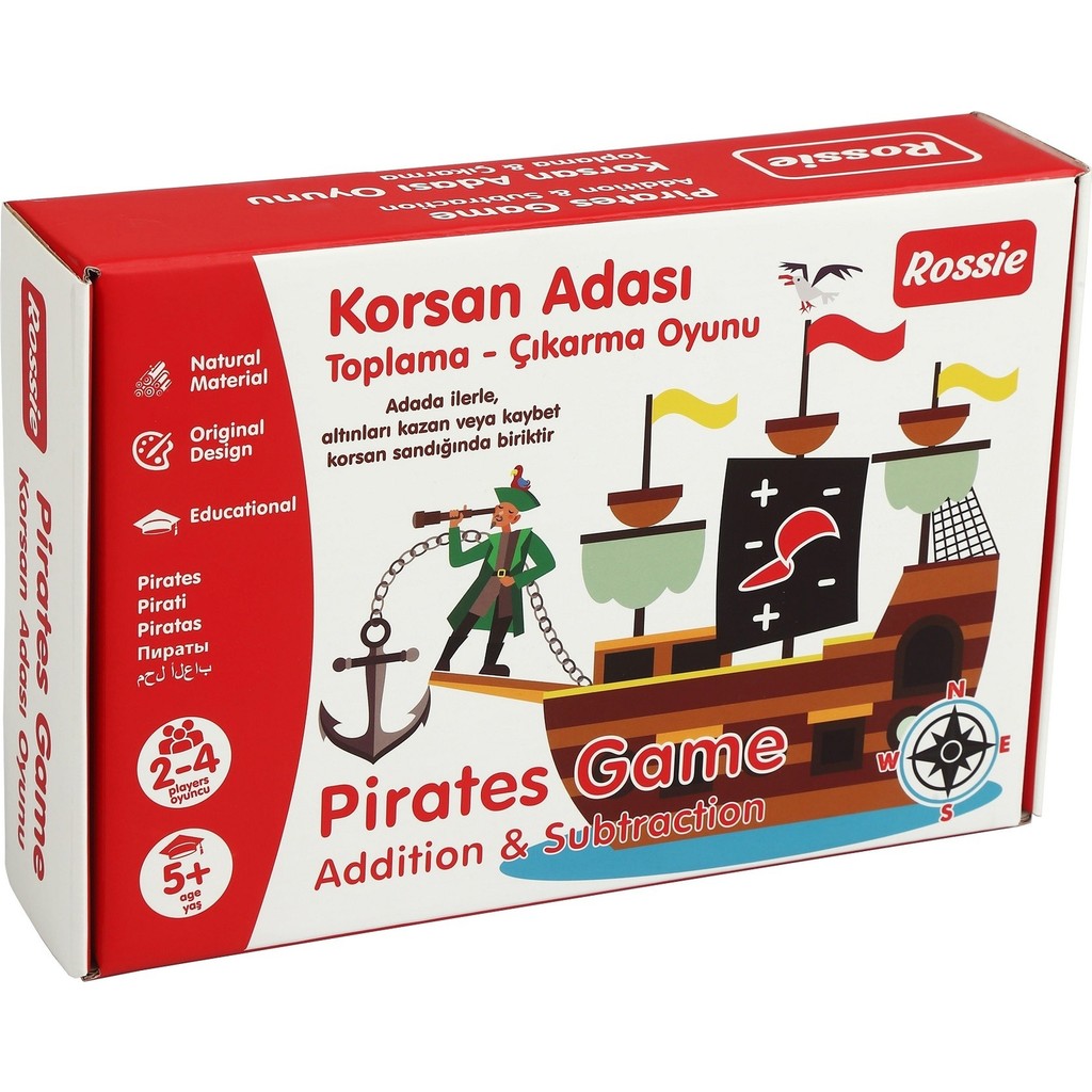 Rossie Korsan Adası Toplama Çıkarma Oyunu Eğitici Oyuncak Fiyatı