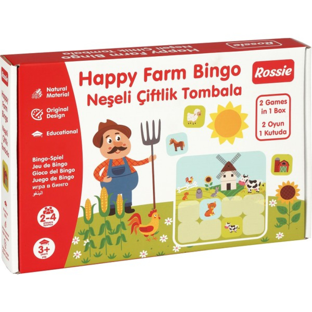 Rossie Neşeli Çiftlik Tombala (2 Oyun 1 Arada) Çocuk Oyuncağı Fiyatı