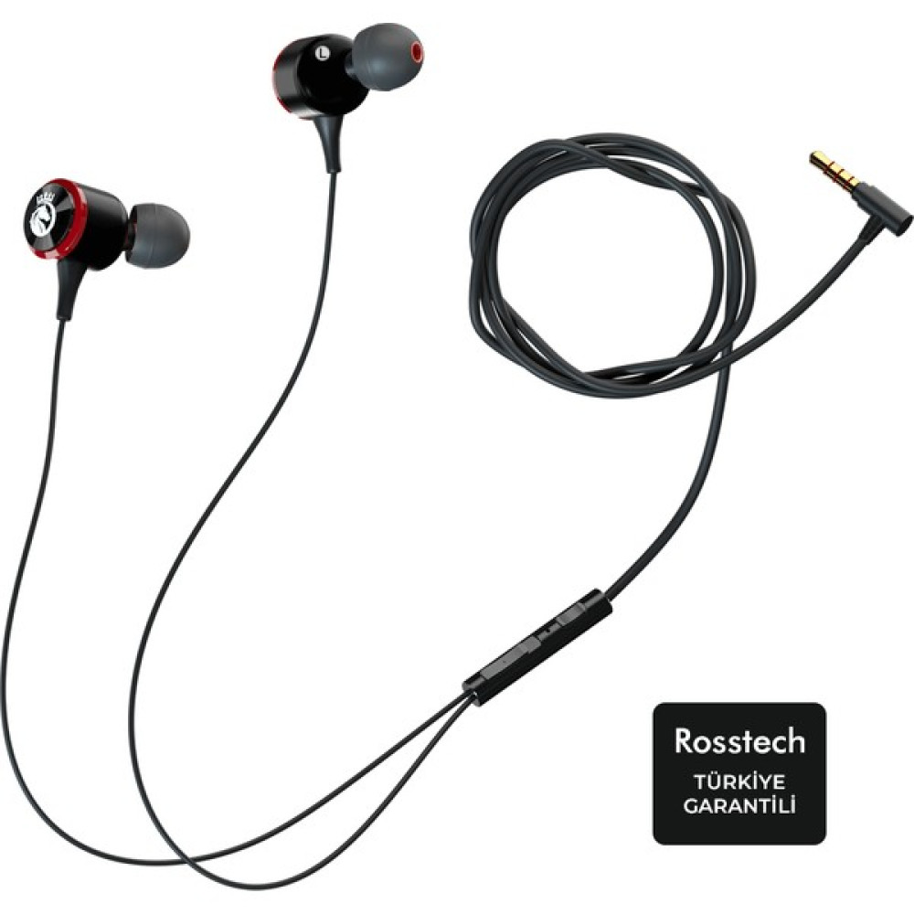 Rosstech Rs-70 Pro Metal Kablolu Kulak içi Kulaklık ve Özel Taşıma Çantası - Siyah Kulaklık Fiyatı